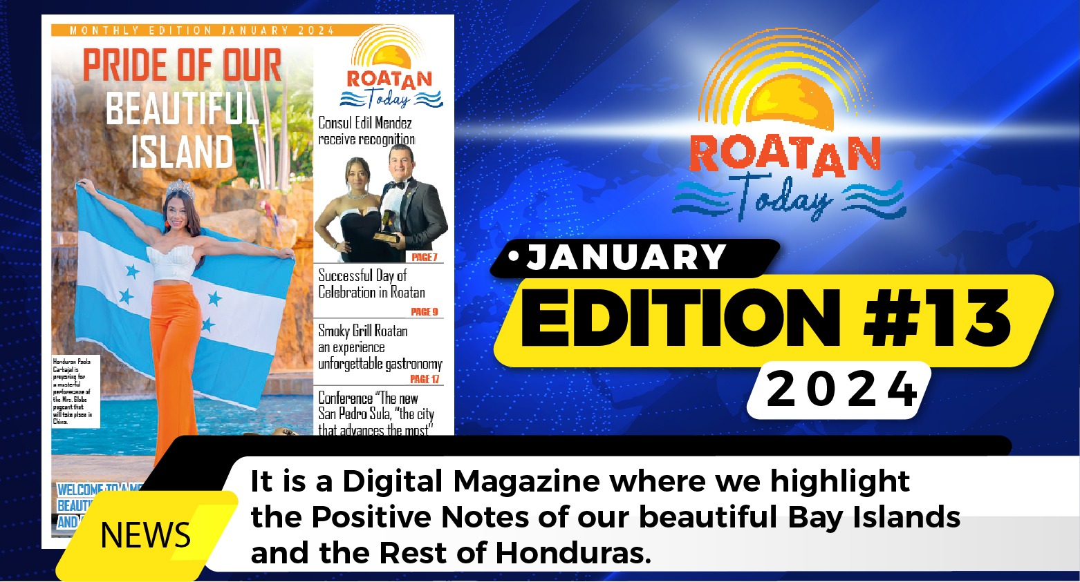 Roatan Today Magazine, Enero 2024 – Español